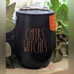 NWT Halloween Rae Dunn CHEER WITCHES insulated Wine Cup